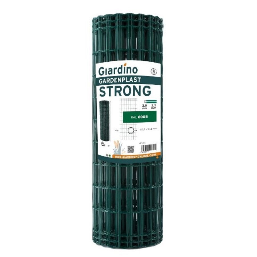 Sterk tuingaas groen | 25 m rol | hoogte 61–203 cm | extra stevige afrastering