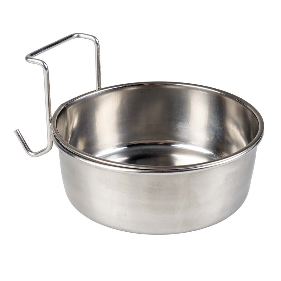 Vogel eetkom inox met haak zilver | XS 150 ml 7 cm + S 300 ml 9 cm