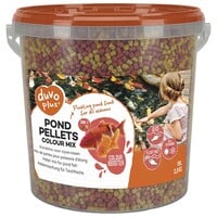 Vijver Pellets Kleurmix 10 liter | drijvende kleurversterkende pellets 6 mm voor vijvervissen