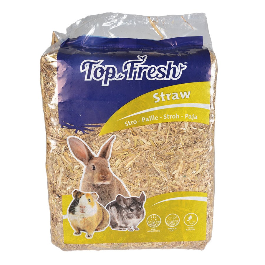 Stro naturel bodembedekking | stofvrij en absorberend | 1 kg of 2,5 kg