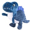 Pluche dino Ankylosaurus corduroy blauw