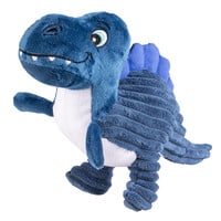 Pluche dino Ankylosaurus corduroy blauw 32 x 8 x 17 cm | met pieper