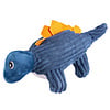 Pluche dino stegosaurus corduroy blauw