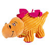 Pluche dino Stegosaurus corduroy oranje