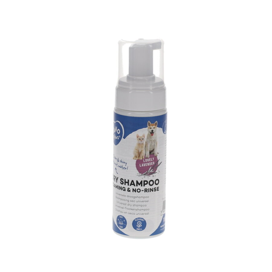 Droogshampoo voor hond en kat | reinigt zonder water | 150 ml