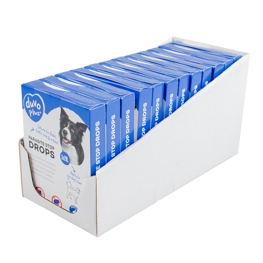 Anti-parasitaire druppels voor honden | 3 pipetten van 2 ml | tegen vlooien en teken