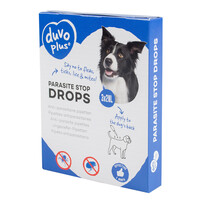 Anti-parasitaire druppels voor honden | 3 pipetten van 2 ml | tegen vlooien en teken