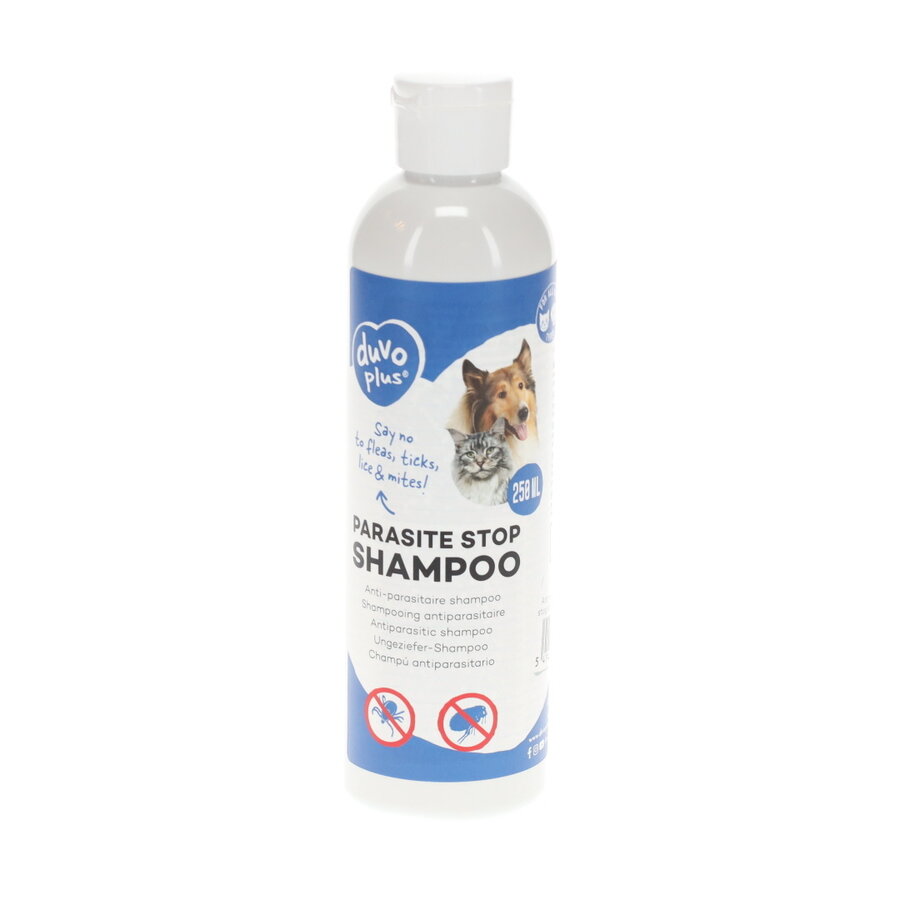 Anti-parasitaire shampoo tegen vlooien en teken voor hond en kat | 250 ml