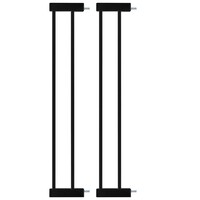 Hondenveiligheidshek met 2 verlengstukken 75–110 cm breed | 76 cm hoog | zwart/bruin