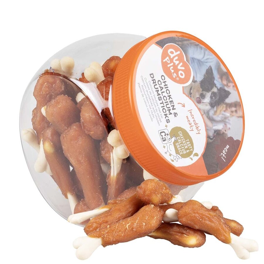 Kip calcium drumsticks hondensnack 180 g | ca. 13 stuks