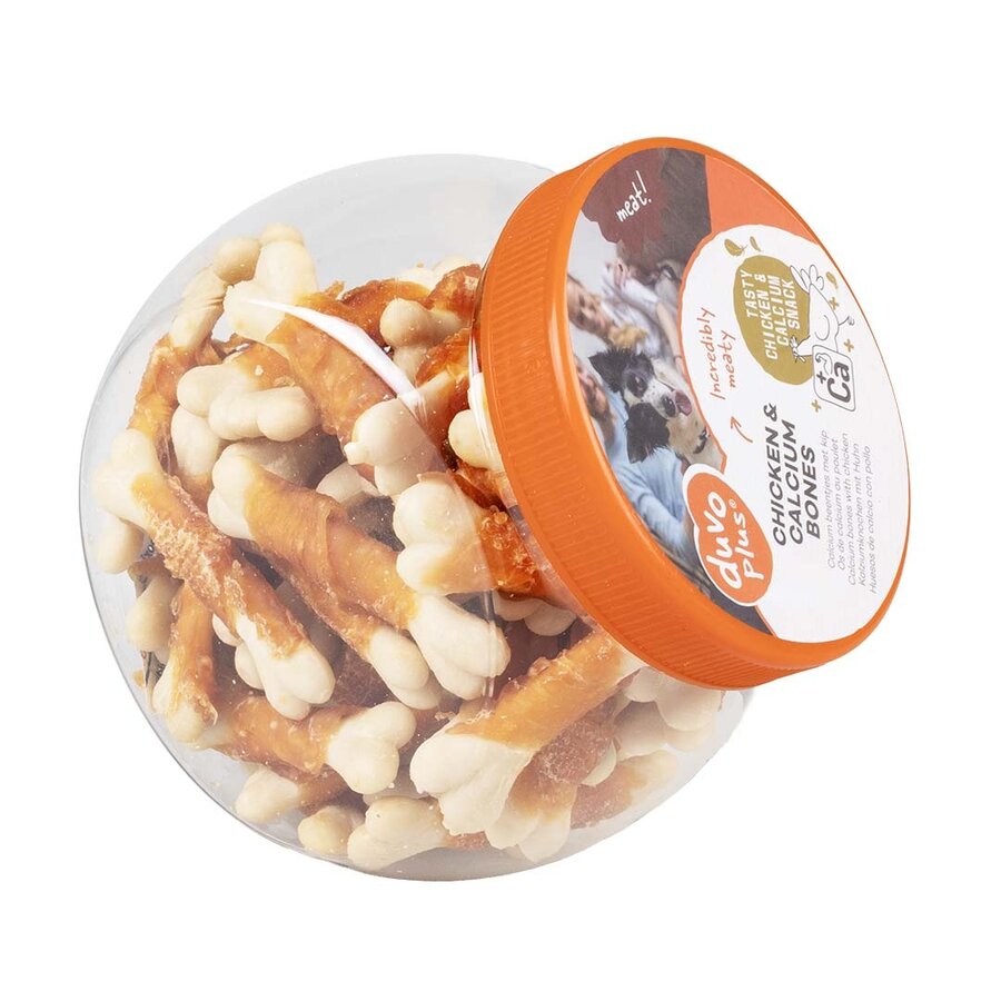 Kip calcium benen kauwsnack 100 g | kauwbotjes met kip
