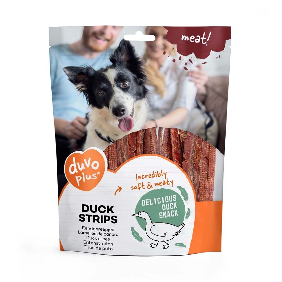 Eendenstrips 80 g | zachte, graan- en glutenvrije hondensnack
