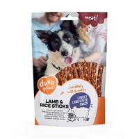 Lam & rijst sticks hondensnack 100 g | zachte beloningssnack