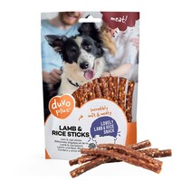 Lam & rijst sticks hondensnack 100 g | zachte beloningssnack