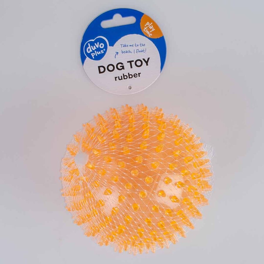 TPR egelbal drijvend | stekelig gebitsmassage | 8 cm of 12 cm