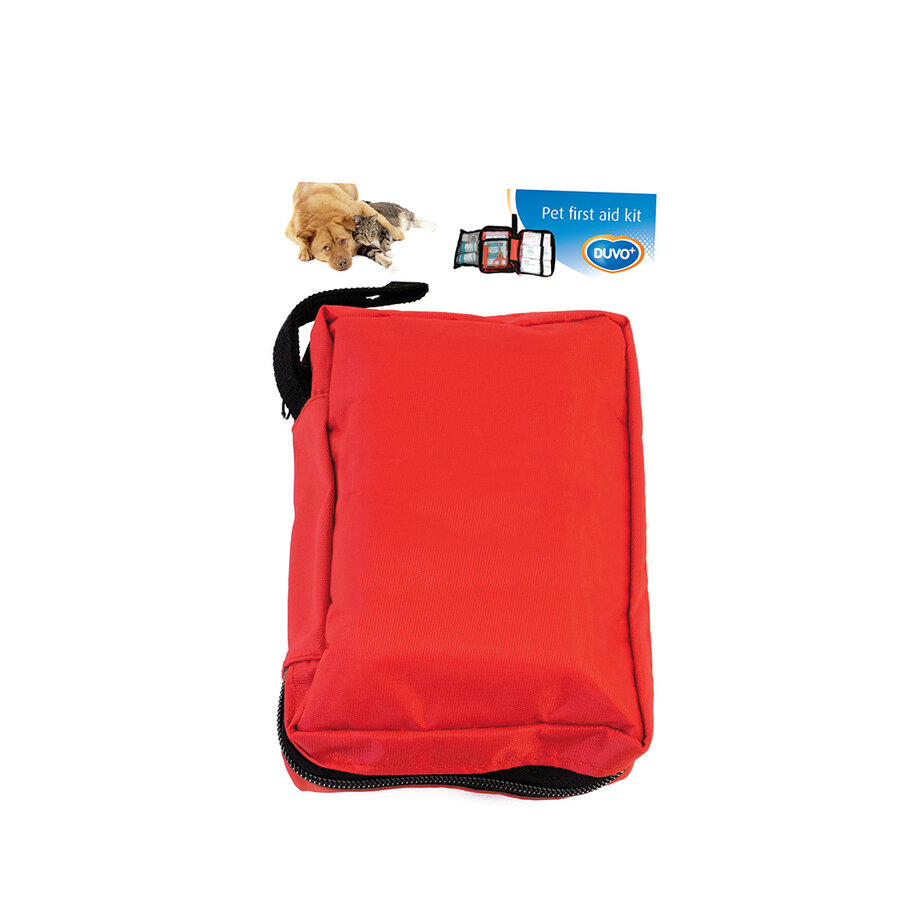 EHBO-kit voor huisdieren 61-delig | compacte meeneemset 12 x 15,5 x 5 cm