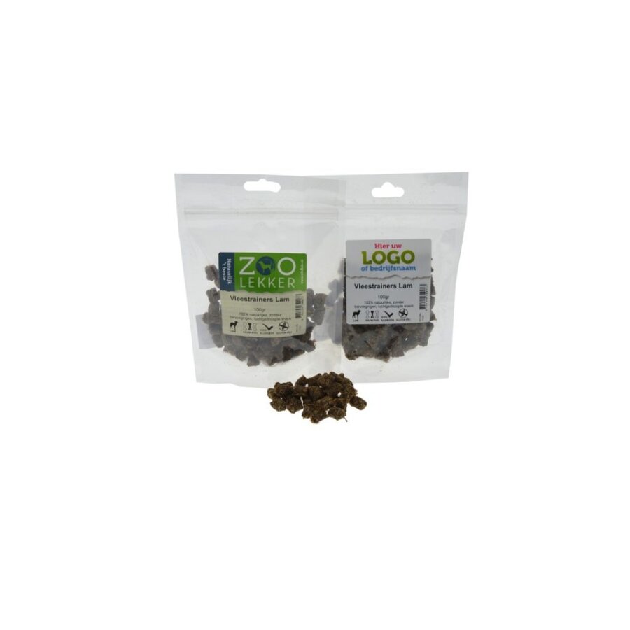 Vleestrainers Lam | trainingssnack | 100 gram | glutenvrij
