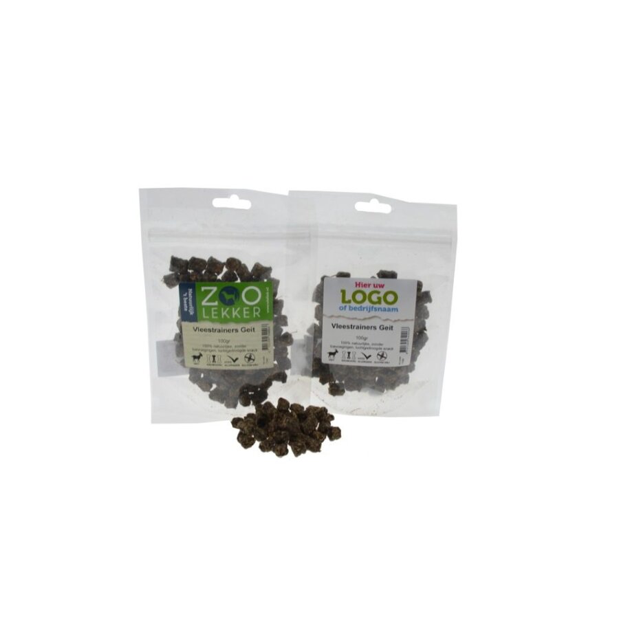 Vleestrainers geit | 100 g | glutenvrije hypoallergene trainingssnack