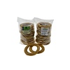 Geperste donut 15 cm buffelhuid | kauwsnack