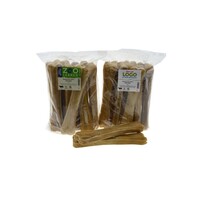 Geperst bot 25 cm van buffelhuid | stevige kauwsnack 220-230 g