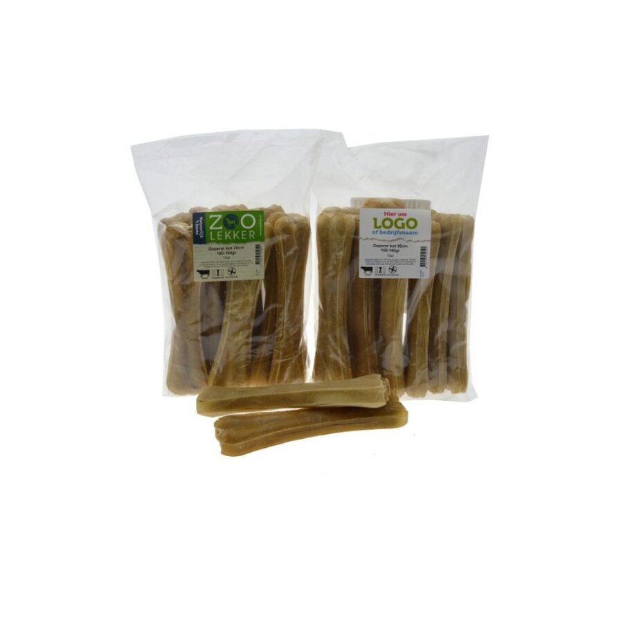 Geperst bot hondensnack 20 cm | 150-160 g per stuk | 3 stuks