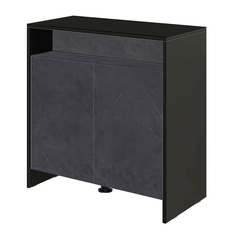 Aquariumkast voor 60 cm aquarium | 60 x 30 x 63 cm | Black Marble of Oak Oasis