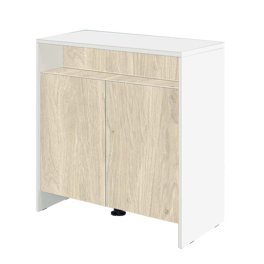 Aquariumkast voor 60 cm aquarium | 60 x 30 x 63 cm | Black Marble of Oak Oasis