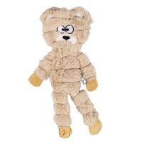 Pluche beer hondenspeelgoed met pieper | S 38 cm en L 63 cm