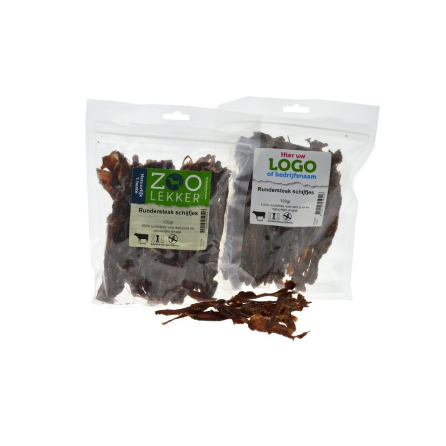 Rundersteak schijfjes | 100 g | 100% rund hondensnack