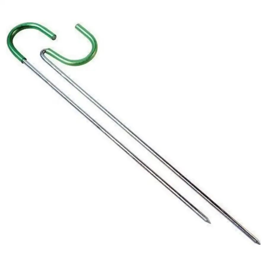 Bosbaansteun set 40 cm | dubbele hengelsteunen voor stabiele opstelling