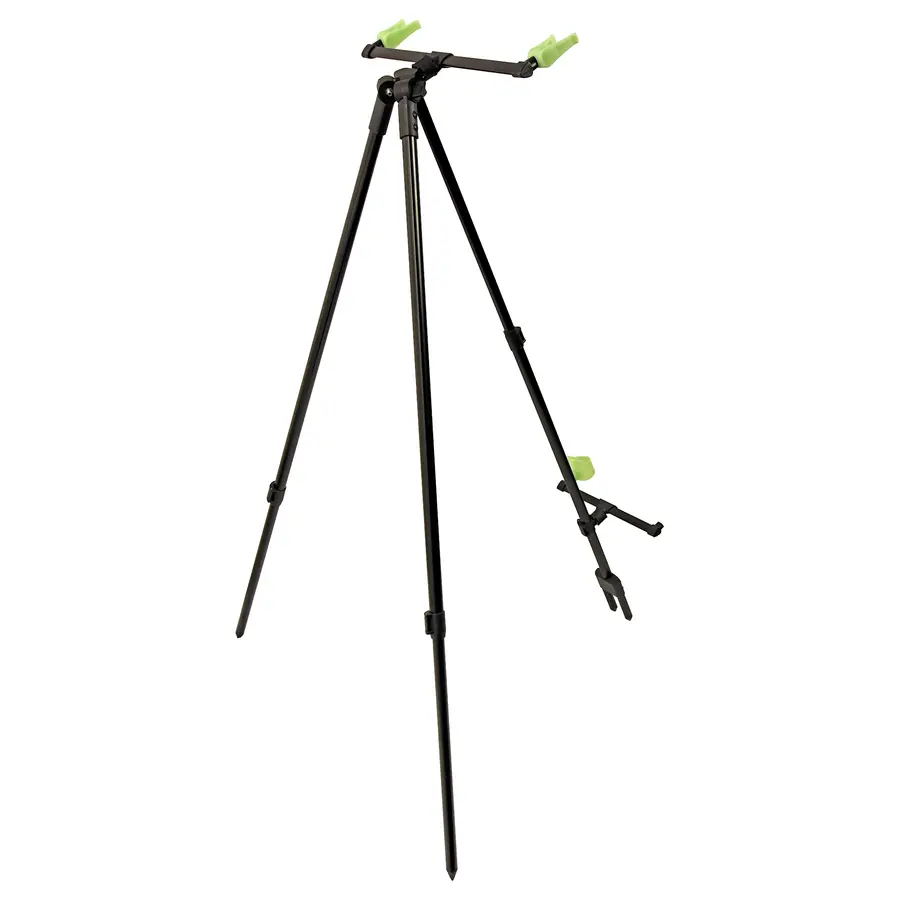 Aluminium tripod hengelsteun 100-180 cm | verstelbare strandsteun met luminous houders