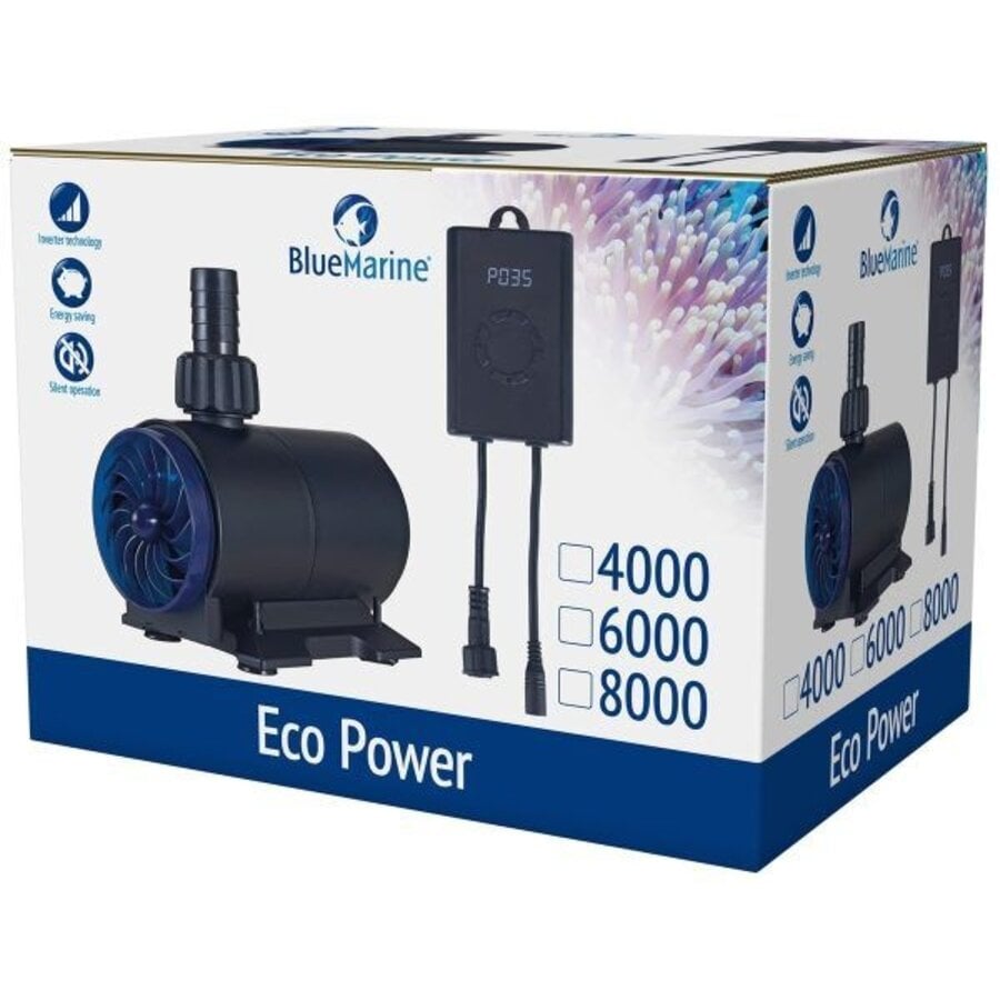 Regelbare DC opvoerpomp 8000 l/u | opvoerhoogte tot 4,5 m | stille pomp met controller