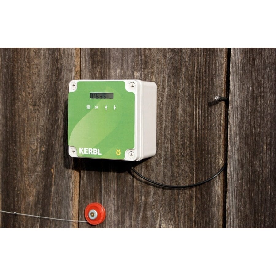 Besturingseenheid voor automatische kippendeur | daglichtsensor + timer | voor schuiven 0,5–2,5 kg