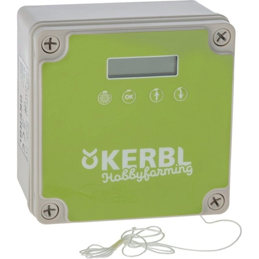 Besturingseenheid voor automatische kippendeur | daglichtsensor + timer | voor schuiven 0,5–2,5 kg
