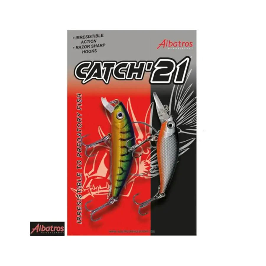 Hit Kit pluggen set | 2 drijvende pluggen + 2 staalonderlijnen