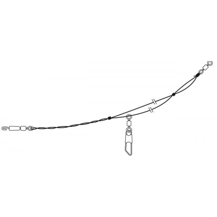 Sliding Feeder Link met backstop | schuivende feederlink voor voerkorfmontage | 2 stuks