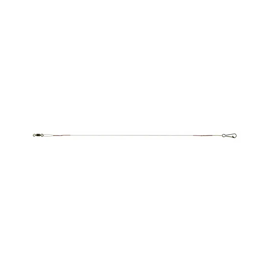 Staaldraad onderlijn diamant 25 cm | 7 kg of 10 kg | 3 stuks