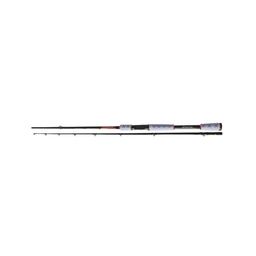Baitcast hengel 200 cm | werpgewicht 20-60 g | 2-delig | transport 110 cm
