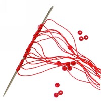 Stuitjes op naald | voor dobbermontage en diepte-instelling | 8 stuks