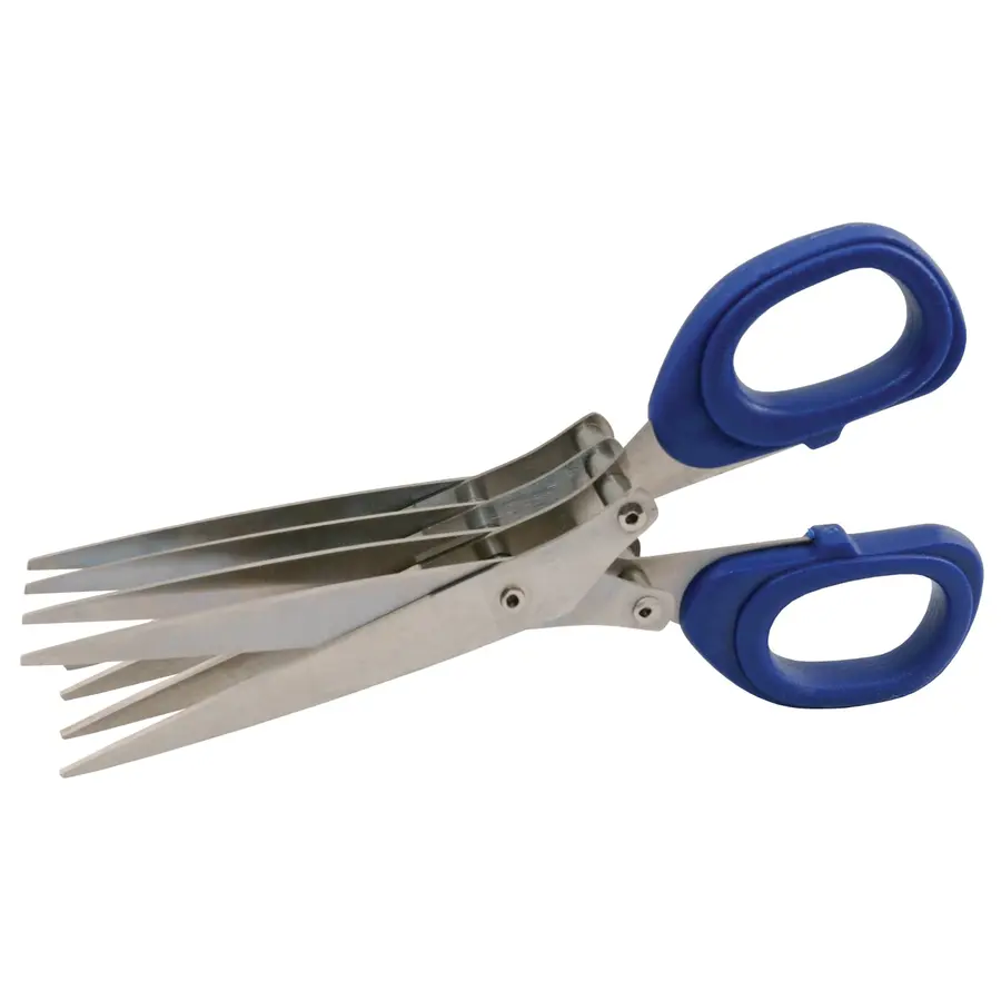 Toplevel wormenschaar 20 cm | 4 rvs snijbladen voor aas