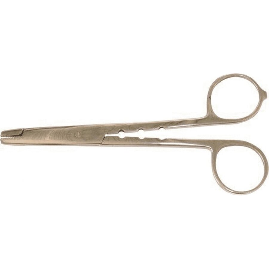 Visschaar 14 cm | multifunctioneel met platte bek