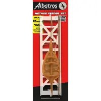 Ready2Fish method feeder set met gevlochten onderlijn en leadcore leader | 40 g