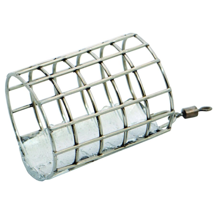 RVS cagefeeder voerkorf 5 mesh | 25 g | set van 2