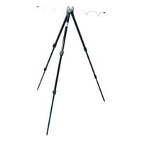 Opvouwbare driepoot hengelsteun | 5 hengelposities | aluminium | hoogte 112 cm