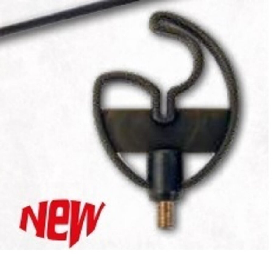 Side Guard Rod Rest feedersteun met gebogen kop | 1 stuk