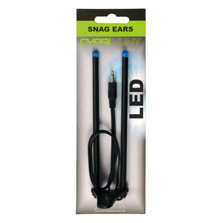 CypriHunt LED Snag Ears met mini-jack aansluiting | set | geel, rood of blauw