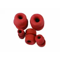 Gekrulde toprubbers voor hengeltop | mini, klein, middel of groot