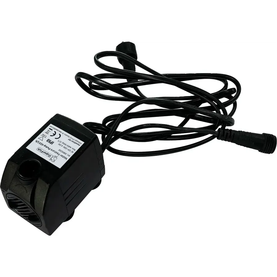 Vervangpomp waterspel 450 l/h | onderwaterpomp met regelbare doorstroming (groot)