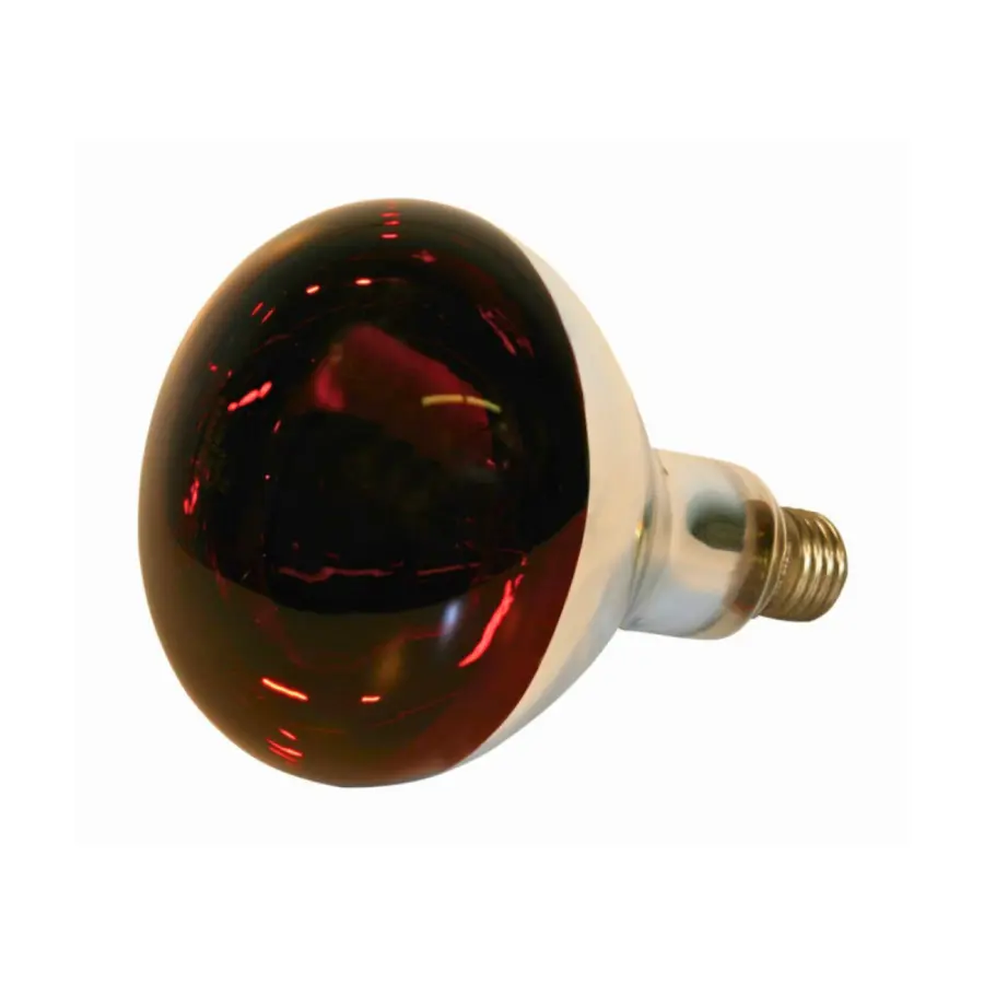 Infrarood warmtelamp rood E27 | 100W | 150W | 250W voor opfok en warmtezones
