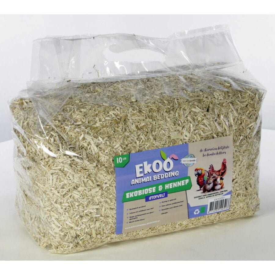 Ecobiose hennep bodembedekking | stofarm | 10 liter of 30 liter